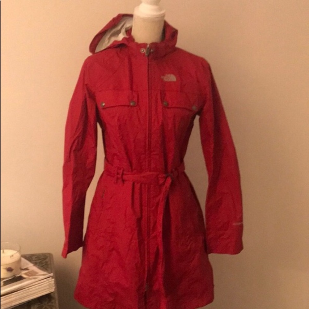 North face rain coat